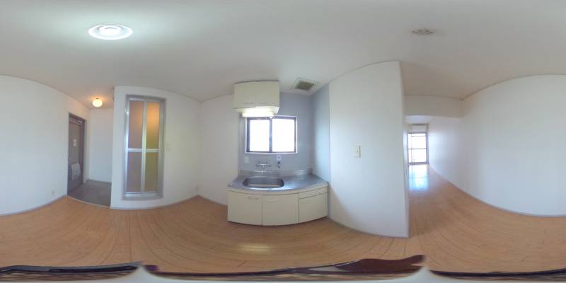 パノラマ画像キッチン