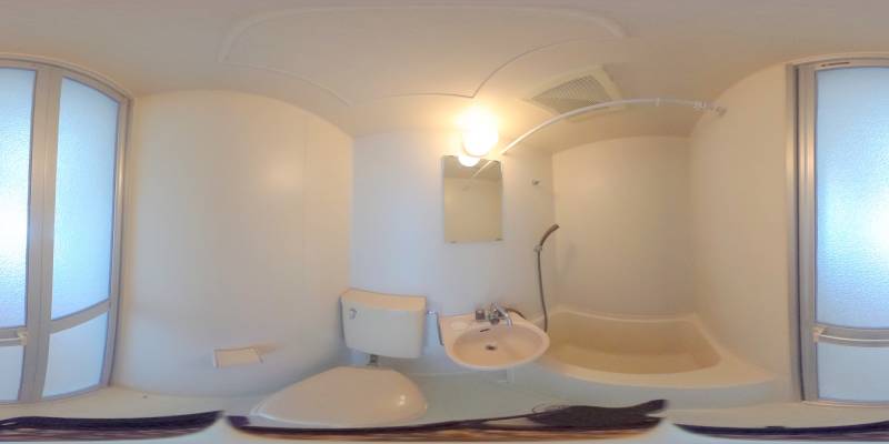 パノラマ画像バスルーム