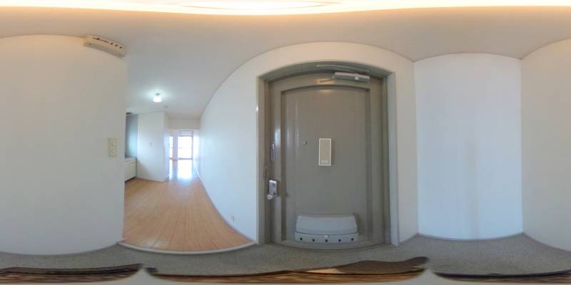 パノラマ画像玄関