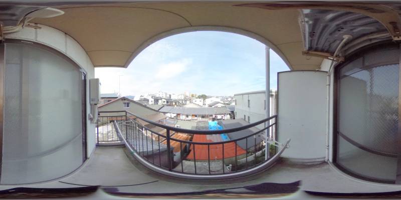 パノラマ画像バルコニー