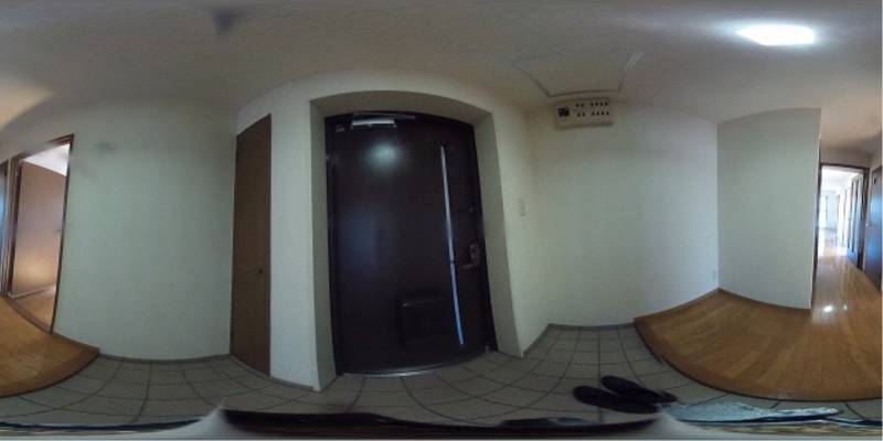 パノラマ画像玄関