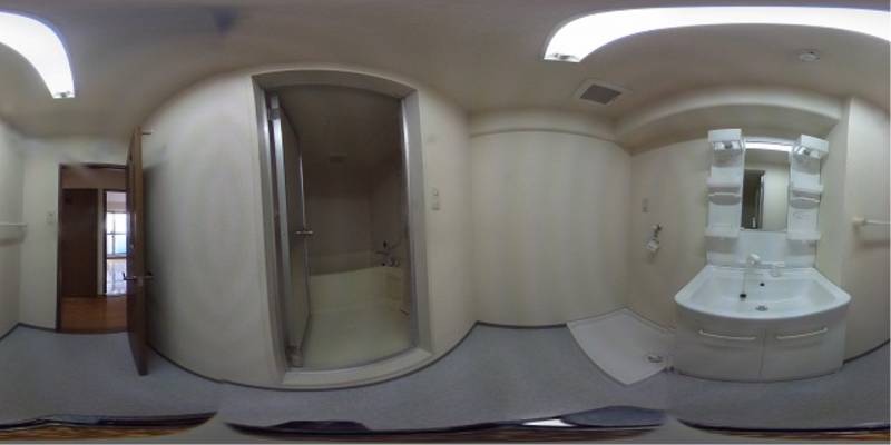 パノラマ画像洗面所