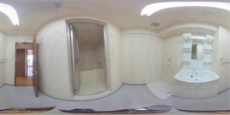 パノラマ画像洗面所