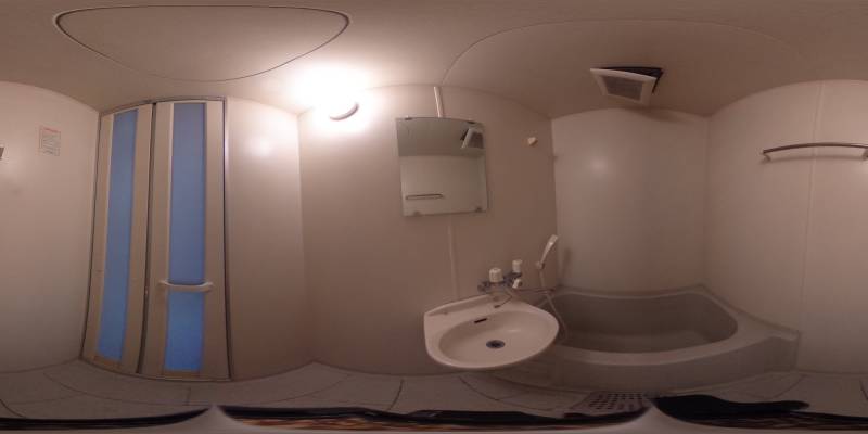 パノラマ画像バスルーム