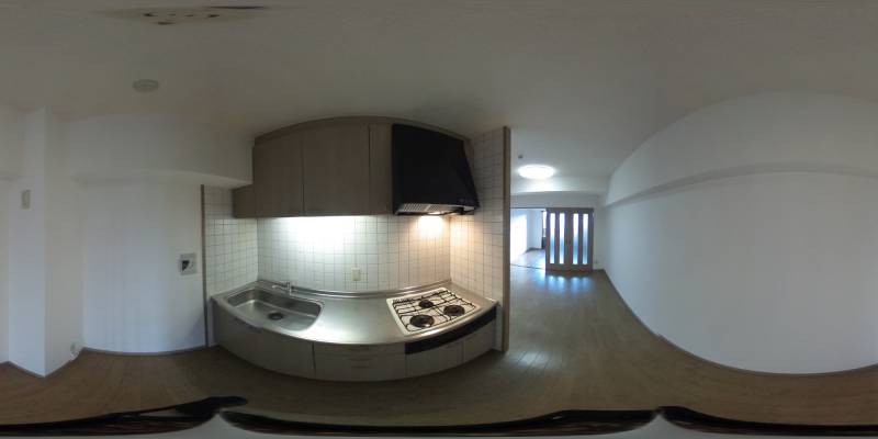 パノラマ画像キッチン