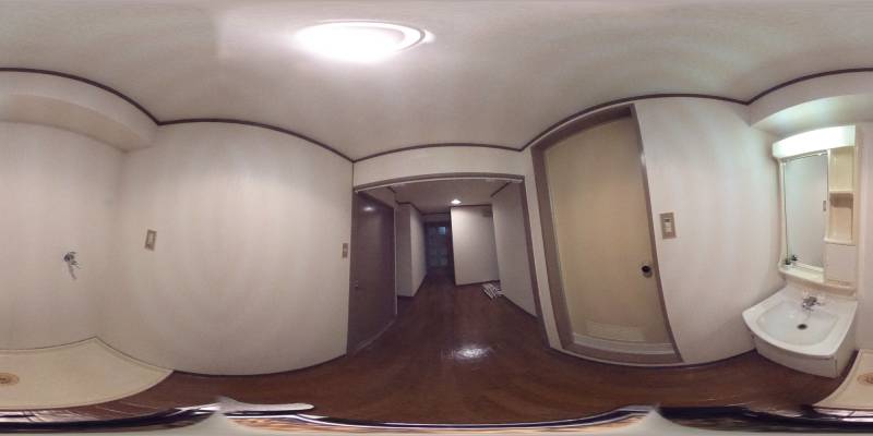 パノラマ画像洗面所