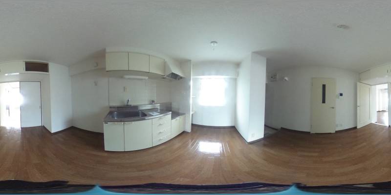 パノラマ画像キッチン