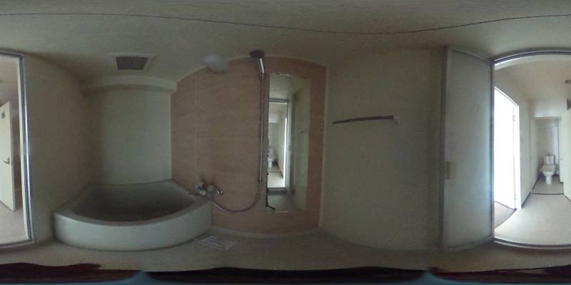 パノラマ画像バスルーム
