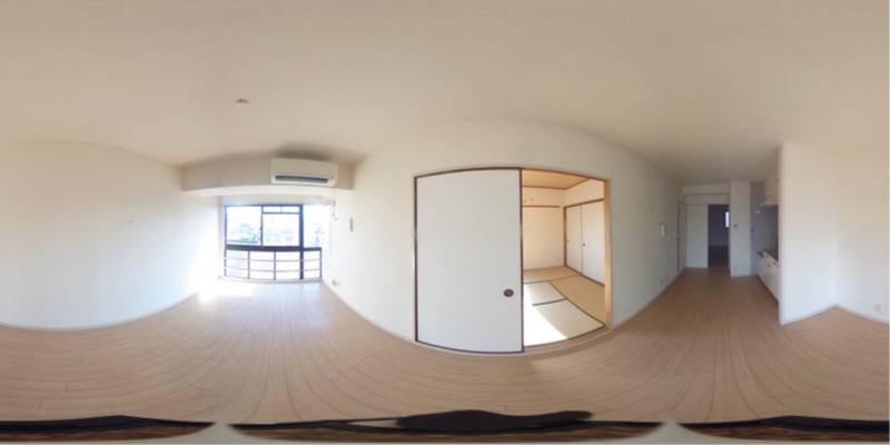 パノラマ画像洋室