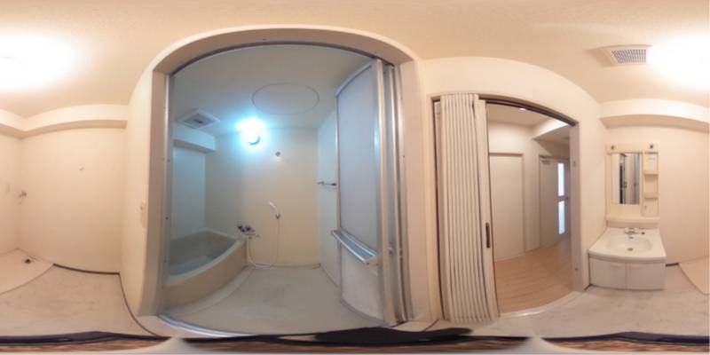 パノラマ画像バスルーム