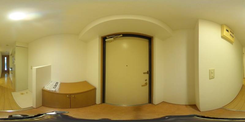 パノラマ画像玄関