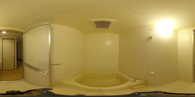 パノラマ画像バスルーム