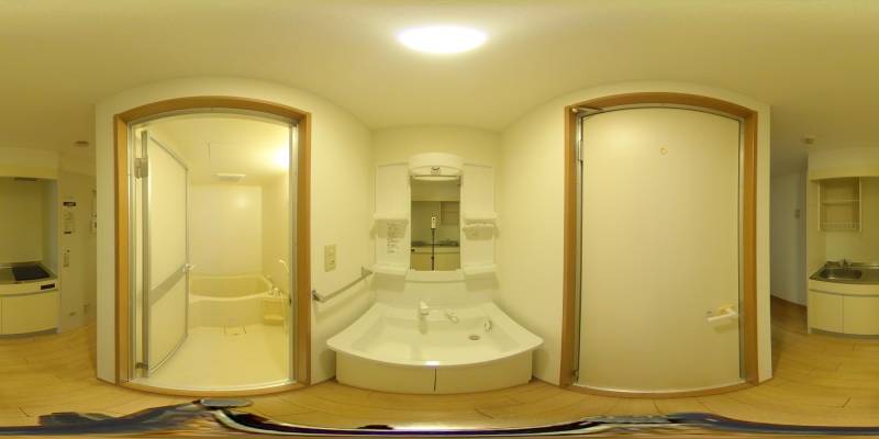 パノラマ画像洗面所