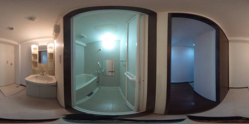 パノラマ画像バスルーム