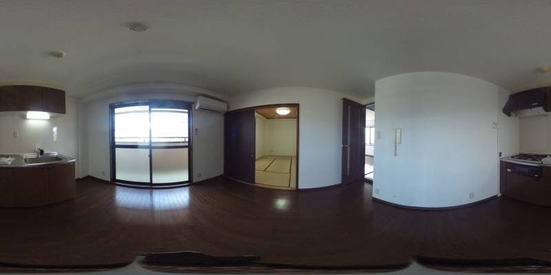 パノラマ画像キッチン