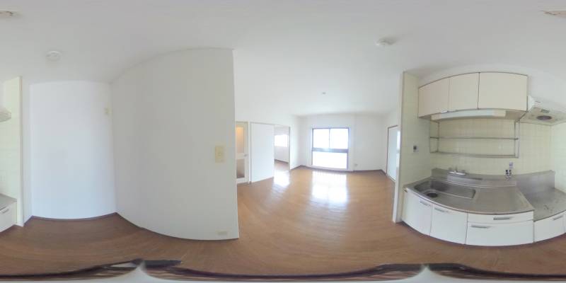 パノラマ画像キッチン