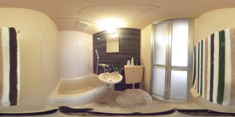 パノラマ画像バスルーム