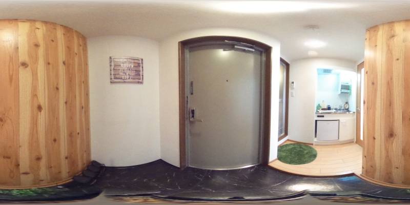 パノラマ画像玄関