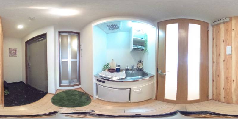 パノラマ画像キッチン