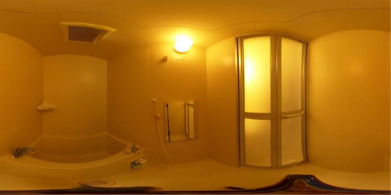 パノラマ画像バスルーム