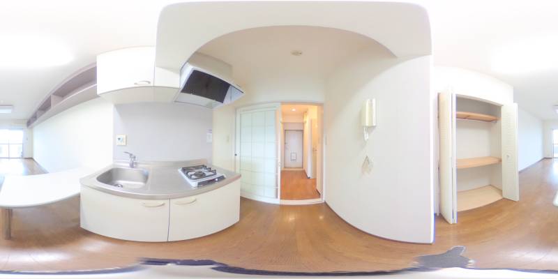パノラマ画像キッチン