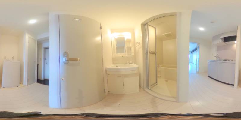 パノラマ画像洗面所