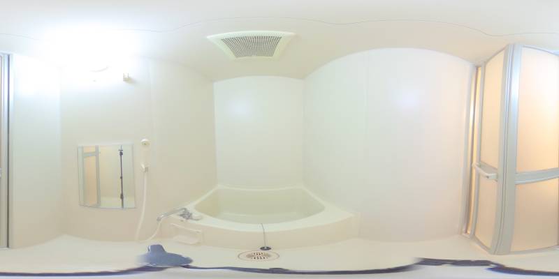 パノラマ画像バスルーム