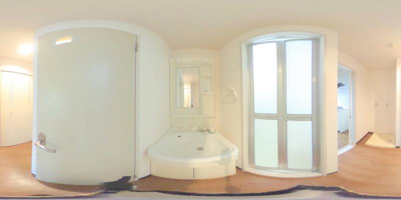 パノラマ画像洗面所