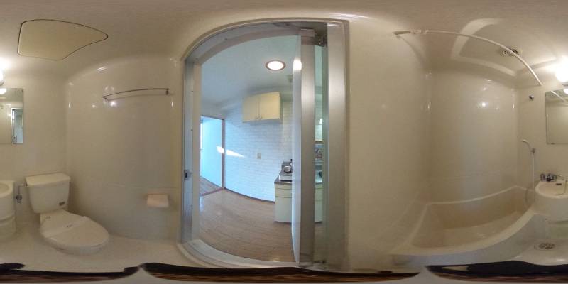 パノラマ画像バスルーム