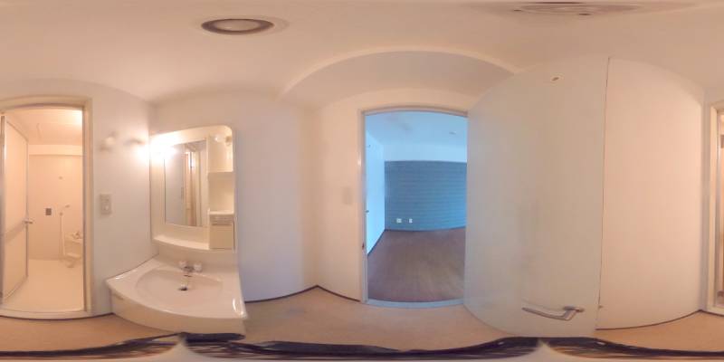 パノラマ画像洗面所