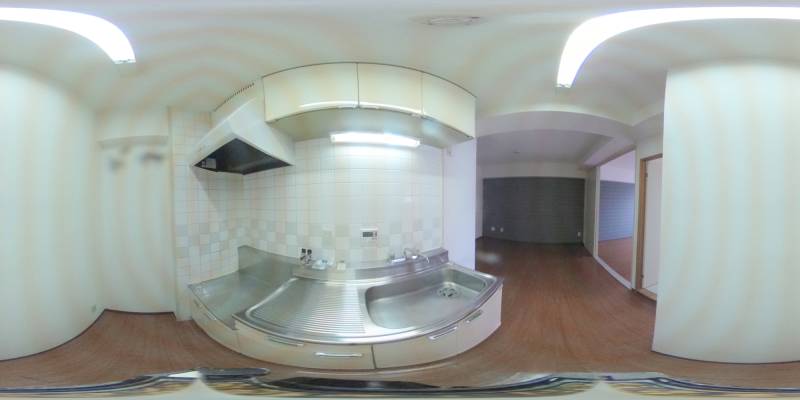 パノラマ画像キッチン