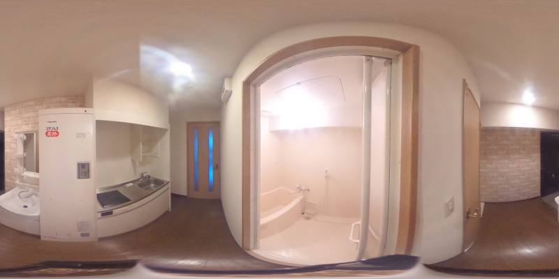 パノラマ画像バスルーム