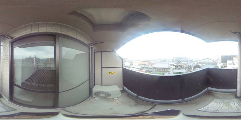 パノラマ画像バルコニー