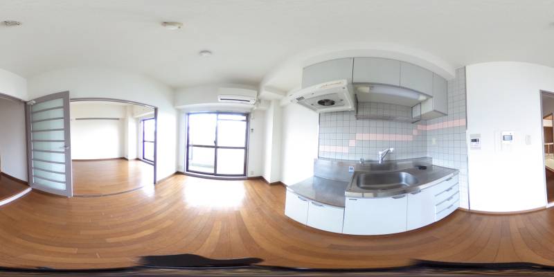 パノラマ画像キッチン