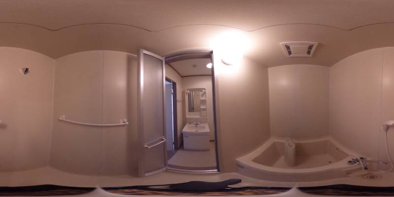 パノラマ画像バスルーム