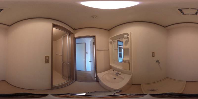 パノラマ画像洗面所