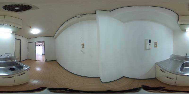 パノラマ画像キッチン