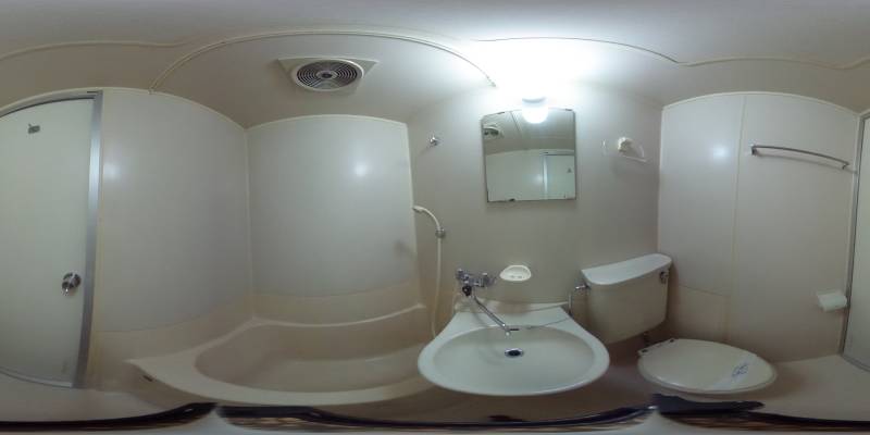 パノラマ画像バスルーム