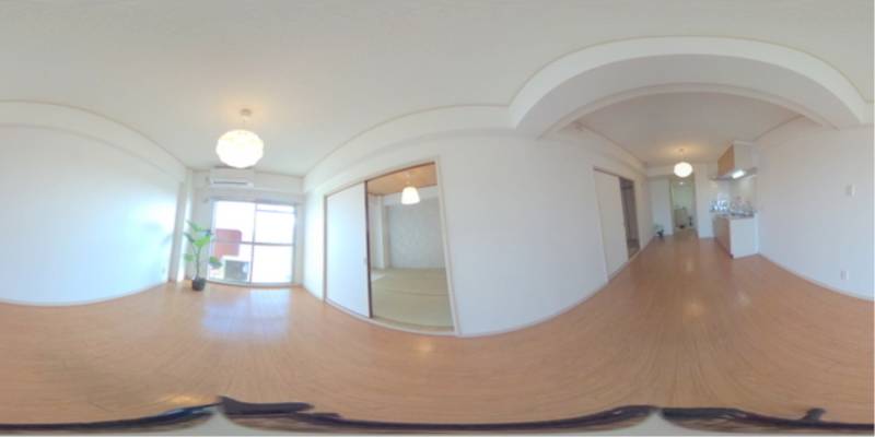 パノラマ画像リビング