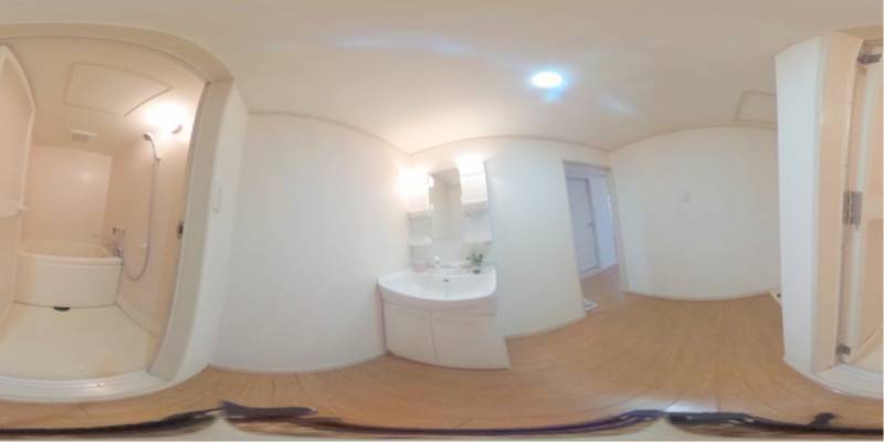 パノラマ画像洗面所