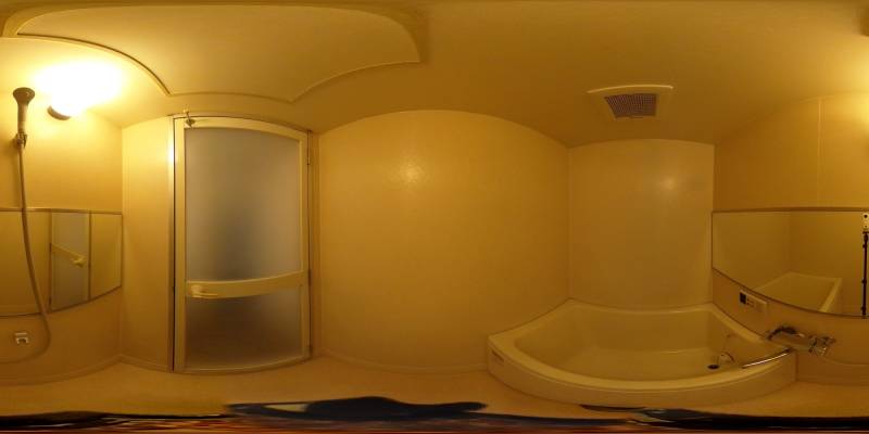 パノラマ画像バスルーム