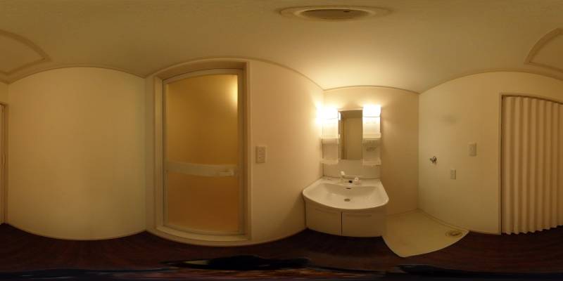 パノラマ画像洗面所