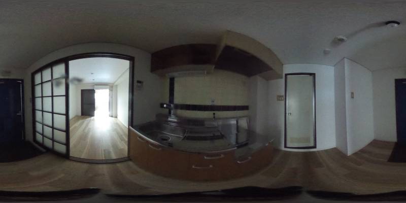 パノラマ画像キッチン