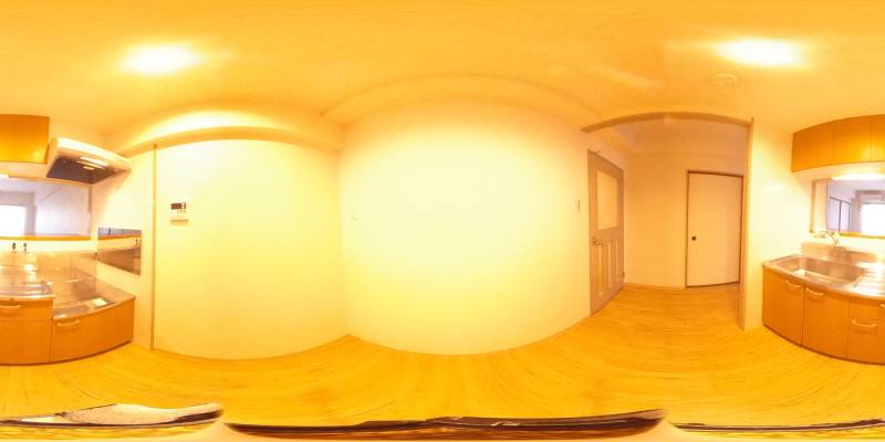 パノラマ画像キッチン