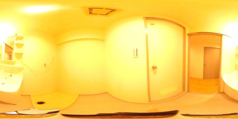 パノラマ画像洗面所