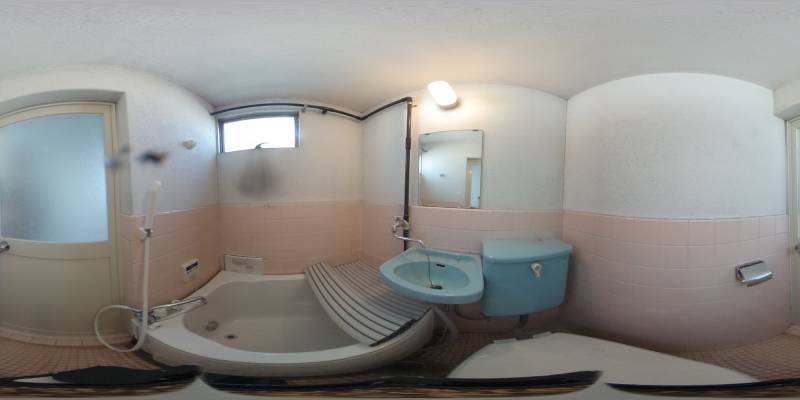 パノラマ画像バスルーム