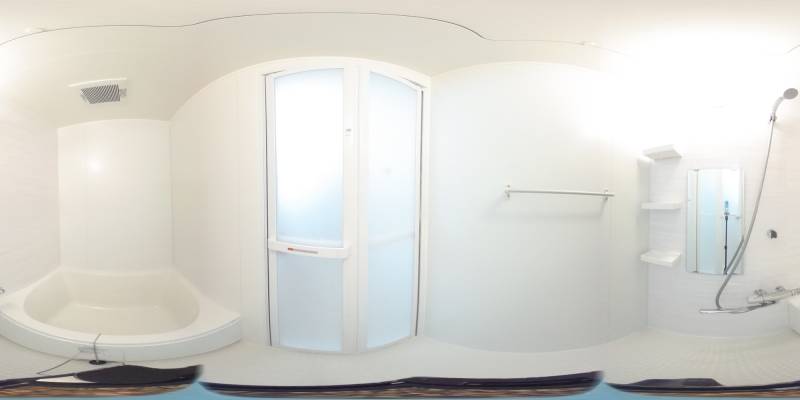 パノラマ画像バスルーム