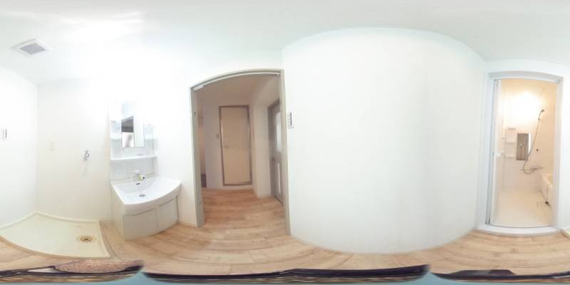 パノラマ画像洗面所