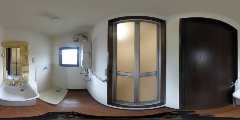 パノラマ画像洗面所