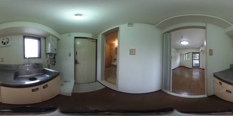 パノラマ画像キッチン